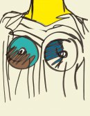 Caryatide contrastée